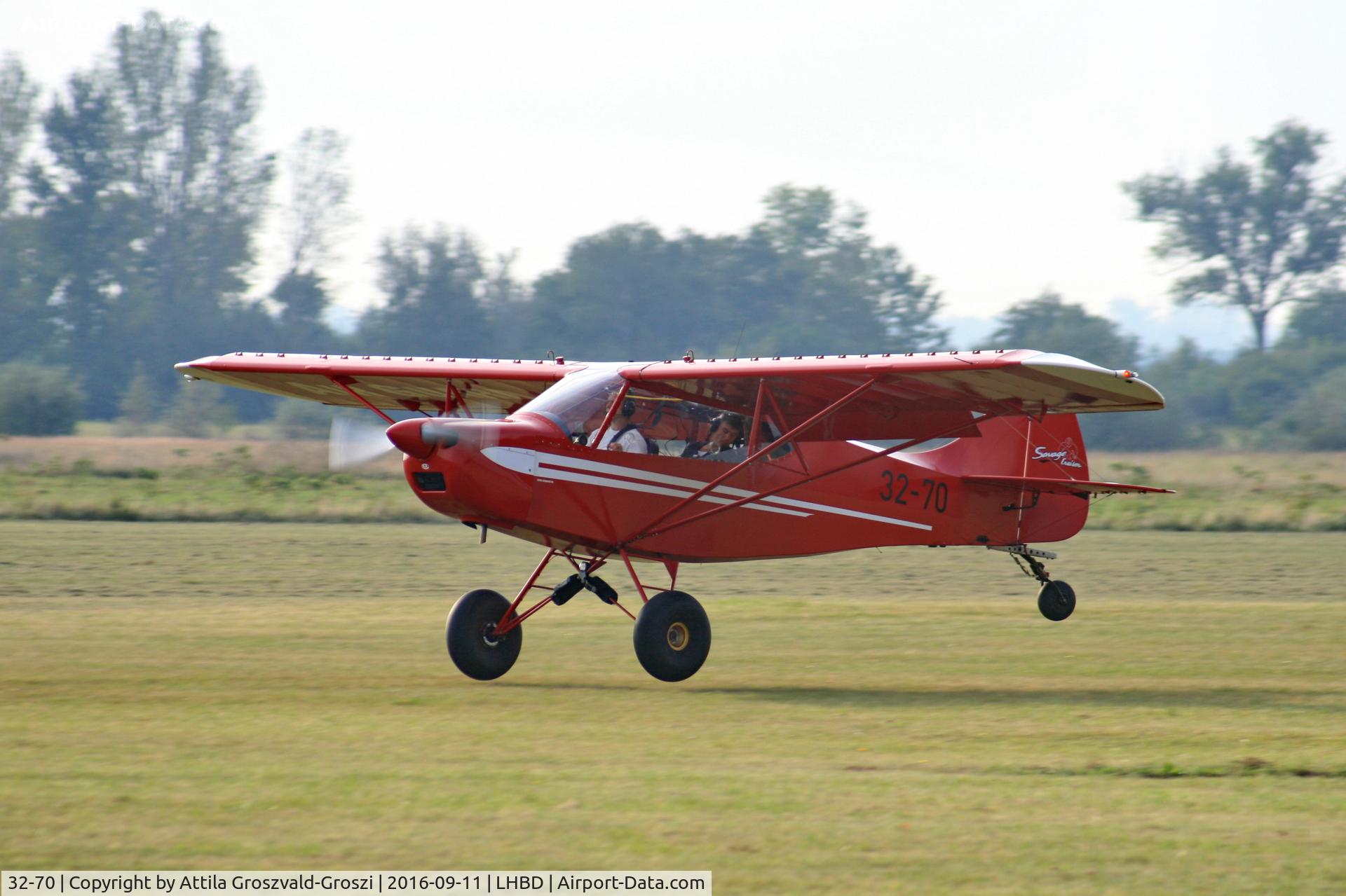 32-70, 2010 Zlin Savage Cruiser C/N 202, LHBD - Börgönd Airport, Hungary. Börgönd Air Show 2016
