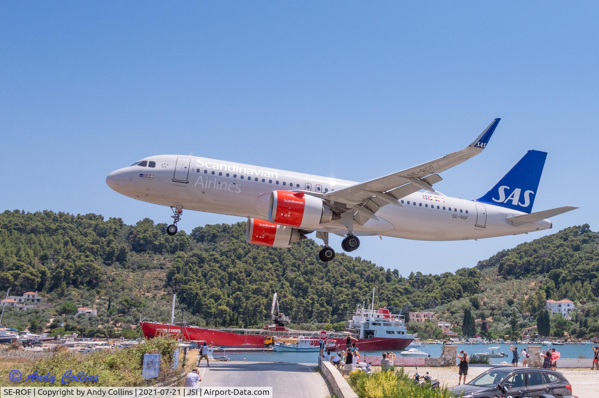 SE-ROF, 2019 Airbus A320-251N C/N 9032, Landing at Skiathos