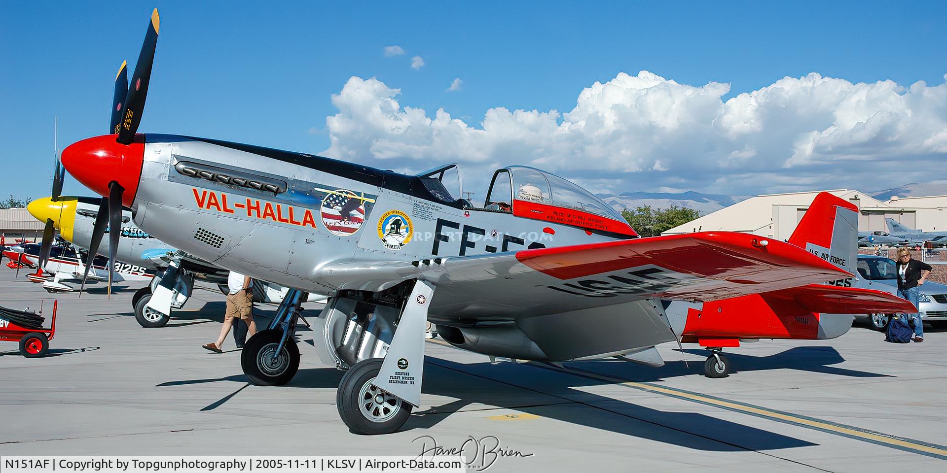 N151AF, 1945 North American P-51D Mustang C/N 45-11525, Val-Halla