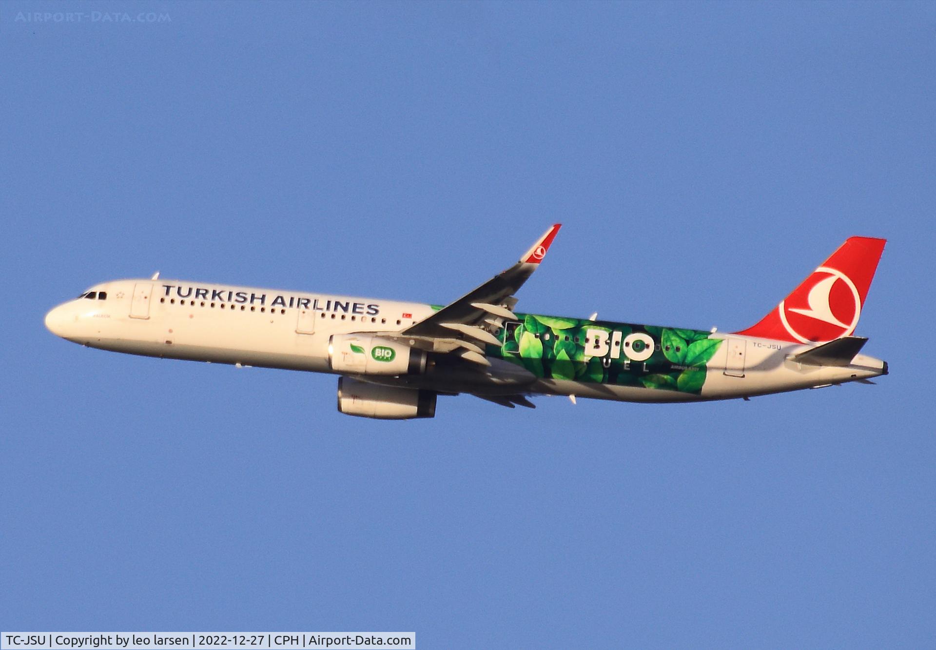 TC-JSU, 2015 Airbus A321-231 C/N 6709, Copenhagen 27.12.2022