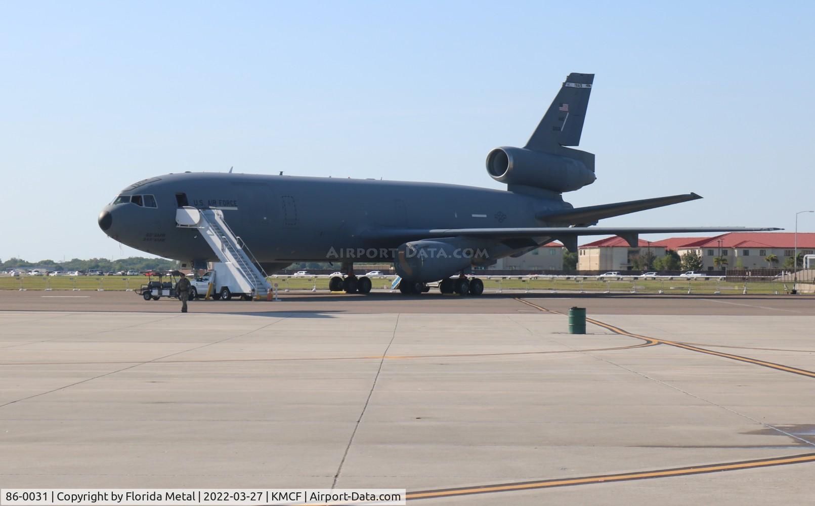 86-0031, 1986 McDonnell Douglas KC-10A Extender C/N 48244, KC-10 zx