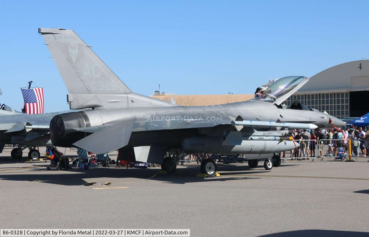 86-0328, 1986 General Dynamics F-16C Fighting Falcon C/N 5C-434, F-16C zx