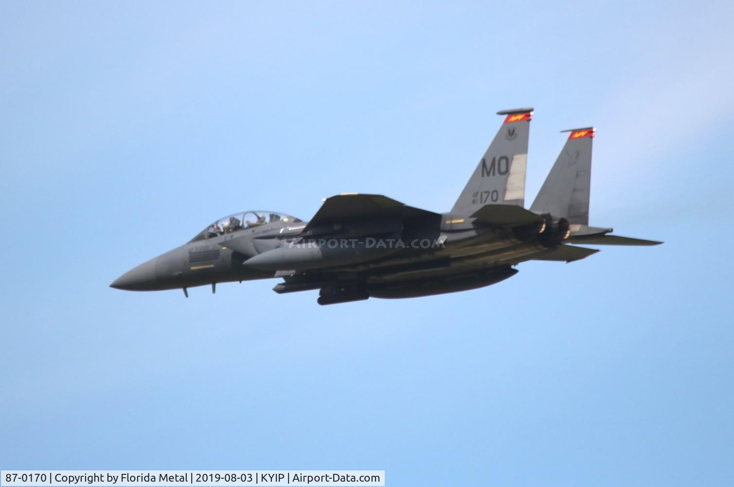 87-0170, 1987 McDonnell Douglas F-15E Strike Eagle C/N 1035/E010, F-15 zx