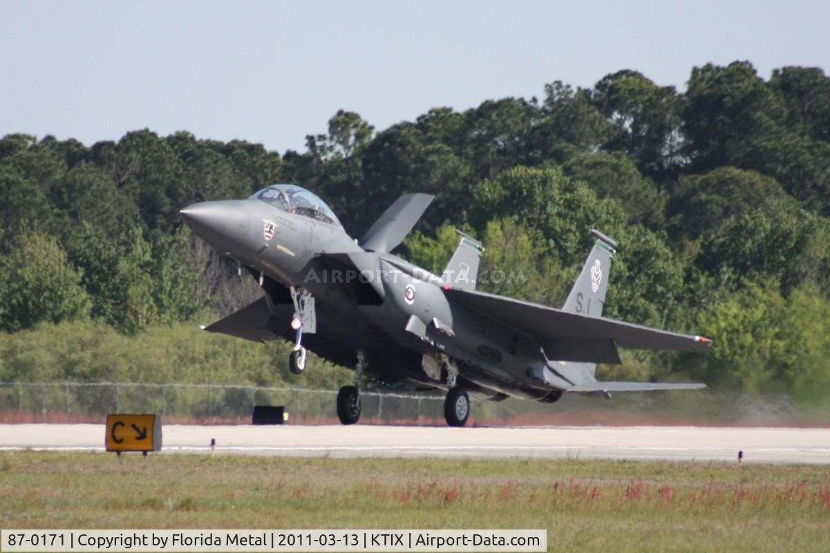 87-0171, 1987 McDonnell Douglas F-15E Strike Eagle C/N 1036/E011, TICO 2011