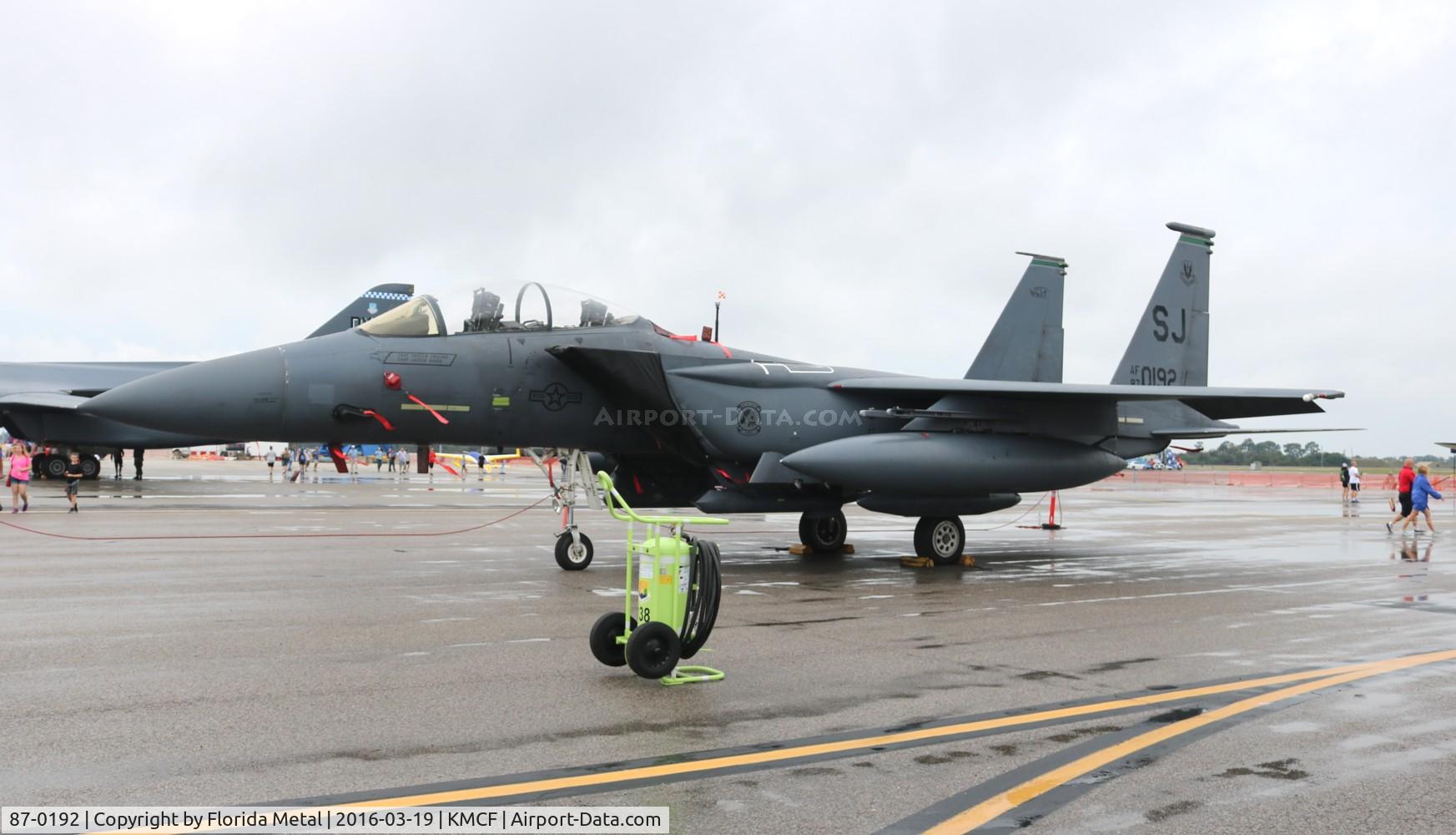 87-0192, 1987 McDonnell Douglas F-15E Strike Eagle C/N 1057/E032, F-15 zx