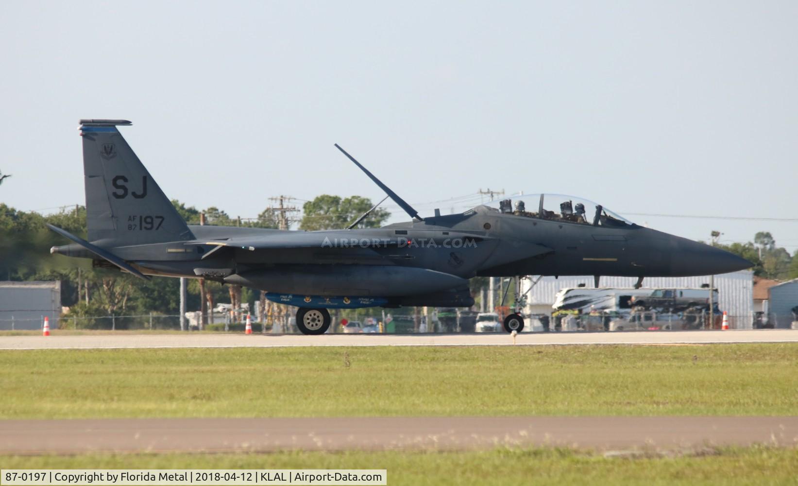 87-0197, 1987 McDonnell Douglas F-15E Strike Eagle Strike Eagle C/N 1062/E037, F-15 zx LAL