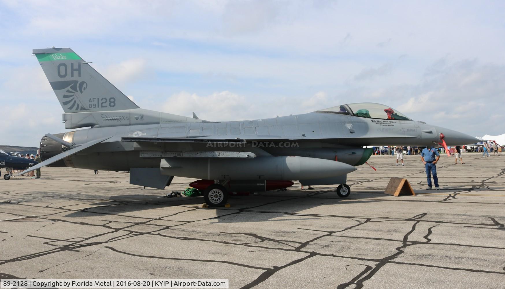 89-2128, 1989 General Dynamics F-16CM Fighting Falcon C/N 1C-281, F-16CM zx