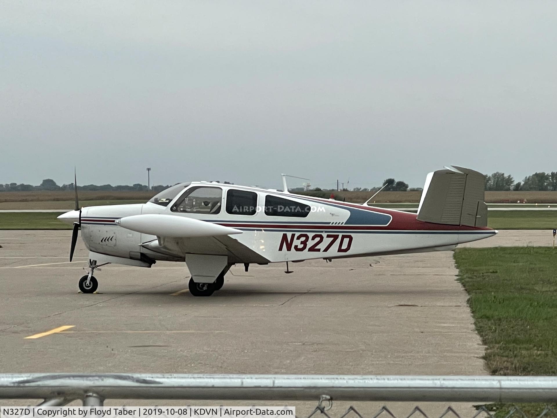 N327D, 1965 Beech S35 Bonanza C/N D-7801, On REVV Aviation Ramp