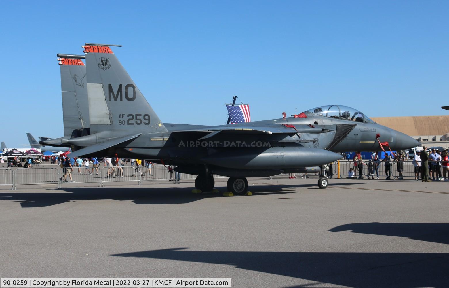 90-0259, 1990 McDonnell Douglas F-15E Strike Eagle C/N 1199/E161, F-15 zx