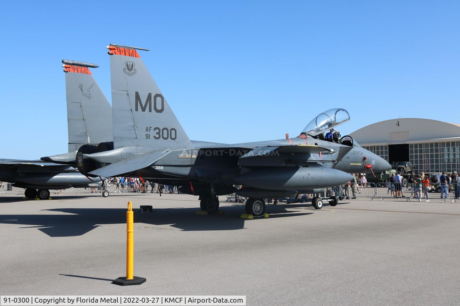 91-0300, 1991 McDonnell Douglas F-15E Strike Eagle C/N 1207/E165, F-15 zx