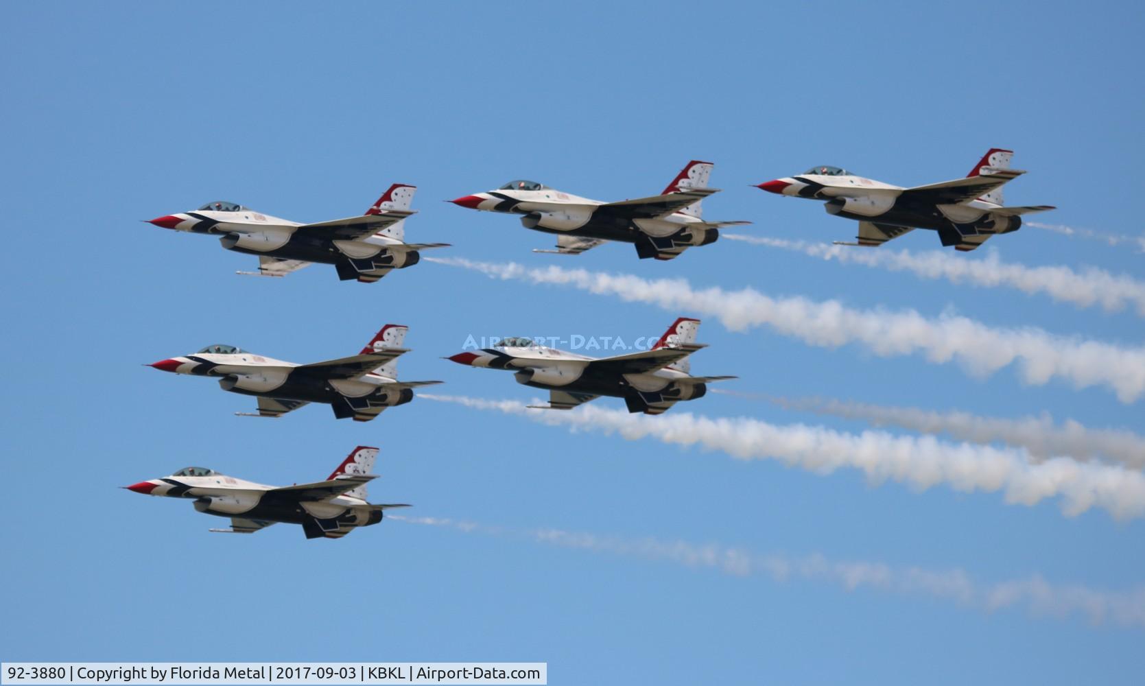 92-3880, 1992 General Dynamics F-16CJ Fighting Falcon C/N CC-122, Thunderbirds zx