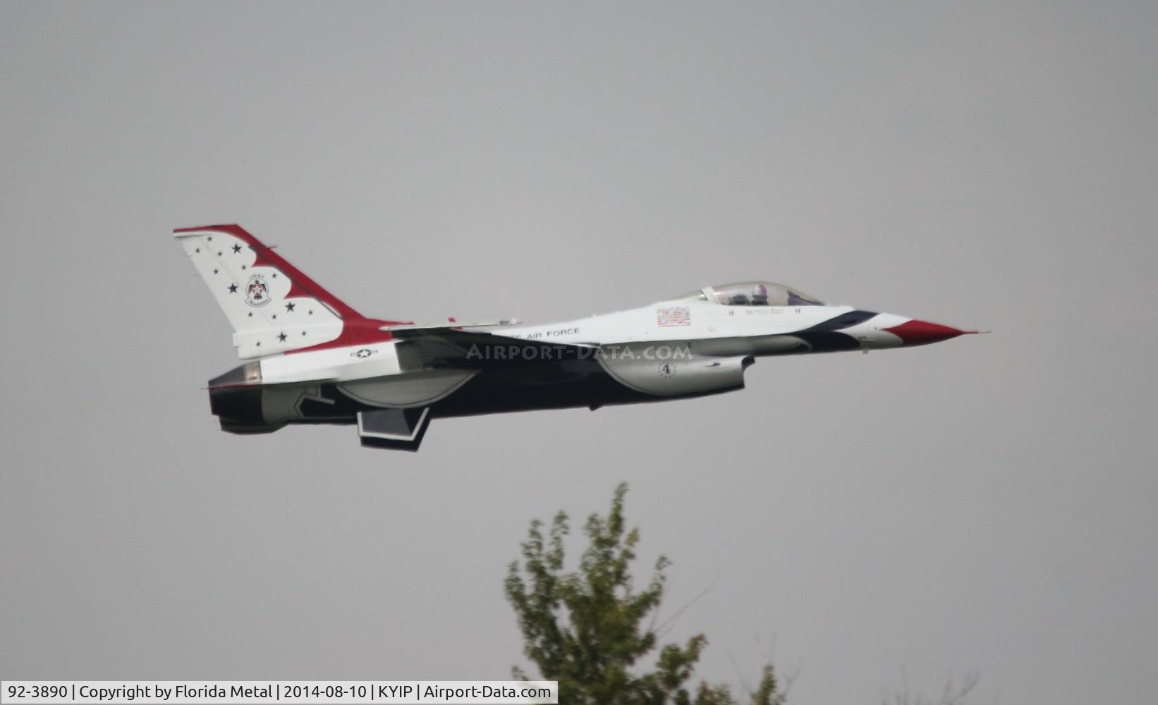 92-3890, General Dynamics F-16CJ Fighting Falcon C/N CC-132, Thunderbirds zx