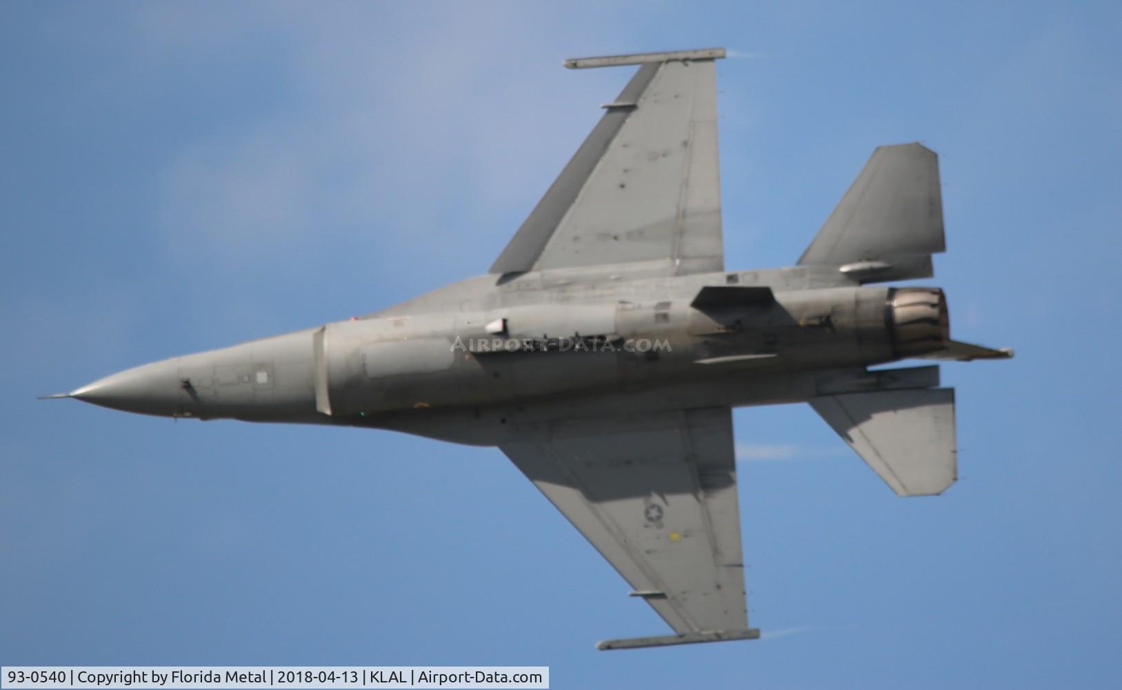 93-0540, 1993 Lockheed F-16C Fighting Falcon C/N CC-175, F-16C zx LAL