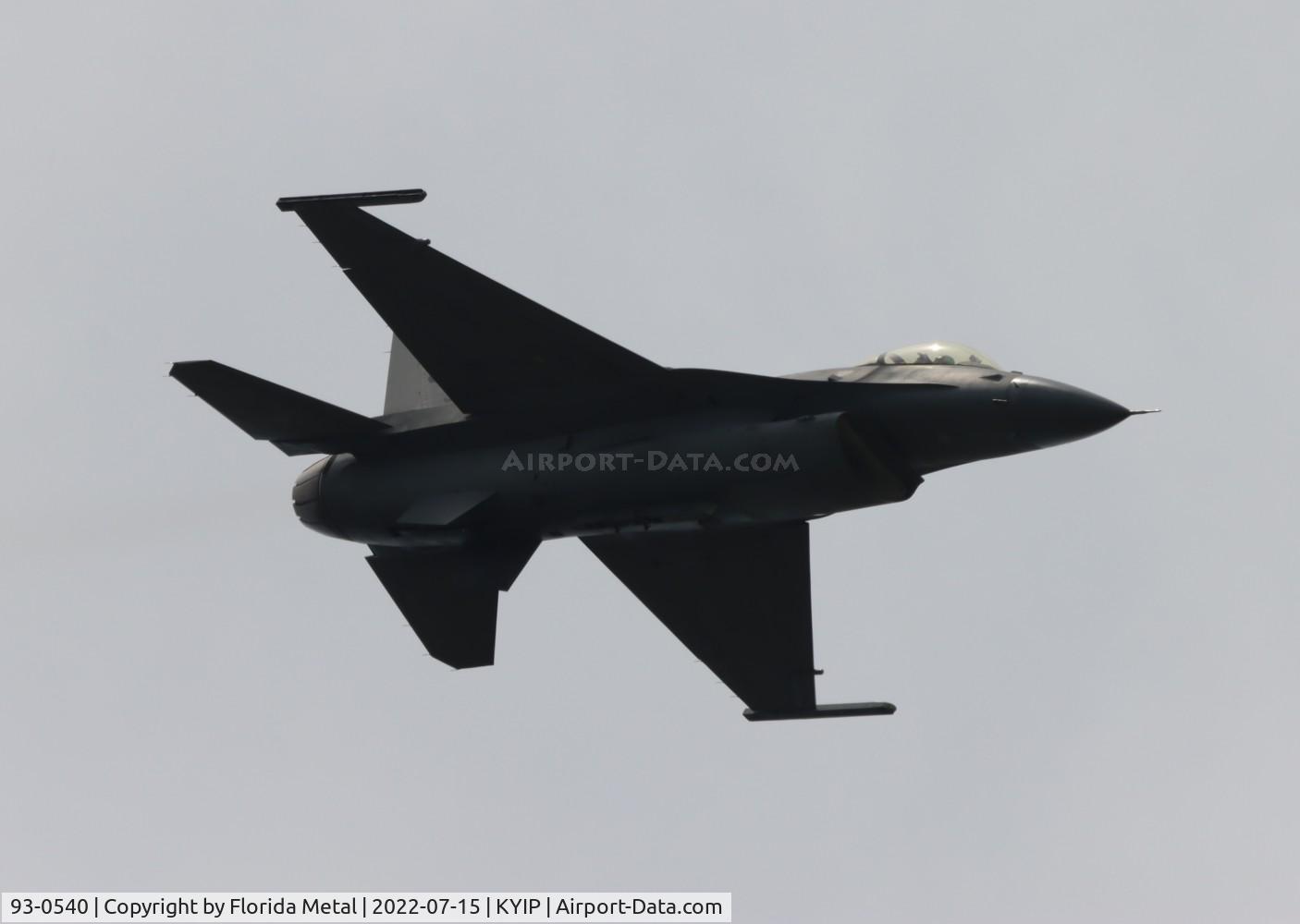 93-0540, 1993 Lockheed F-16C Fighting Falcon C/N CC-175, F-16C zx