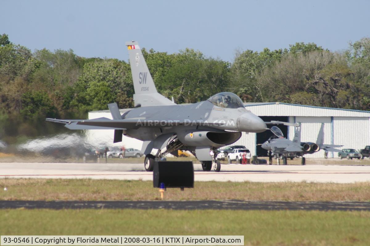 93-0546, 1993 Lockheed F-16C Fighting Falcon C/N CC-181, TICO 2008