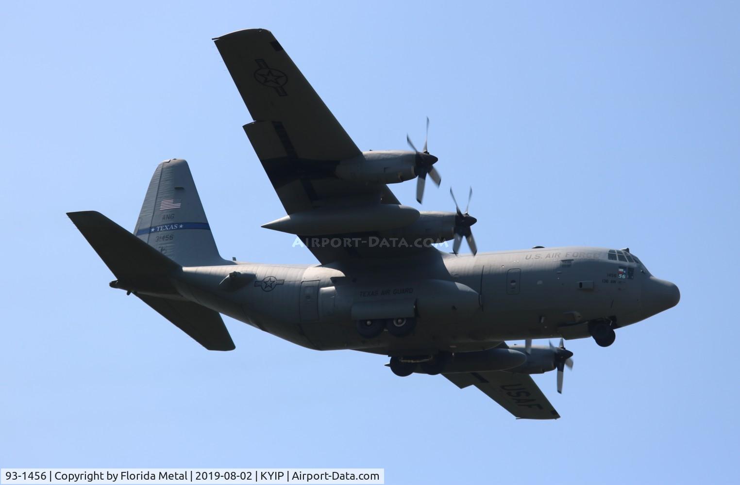 93-1456, 1993 Lockheed C-130H Hercules C/N 382-5361, C-130H zx