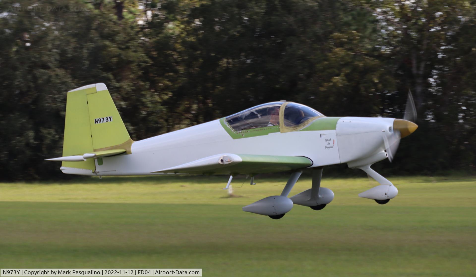 N973Y, Vans RV-9A C/N 90073, Vans RV-9A