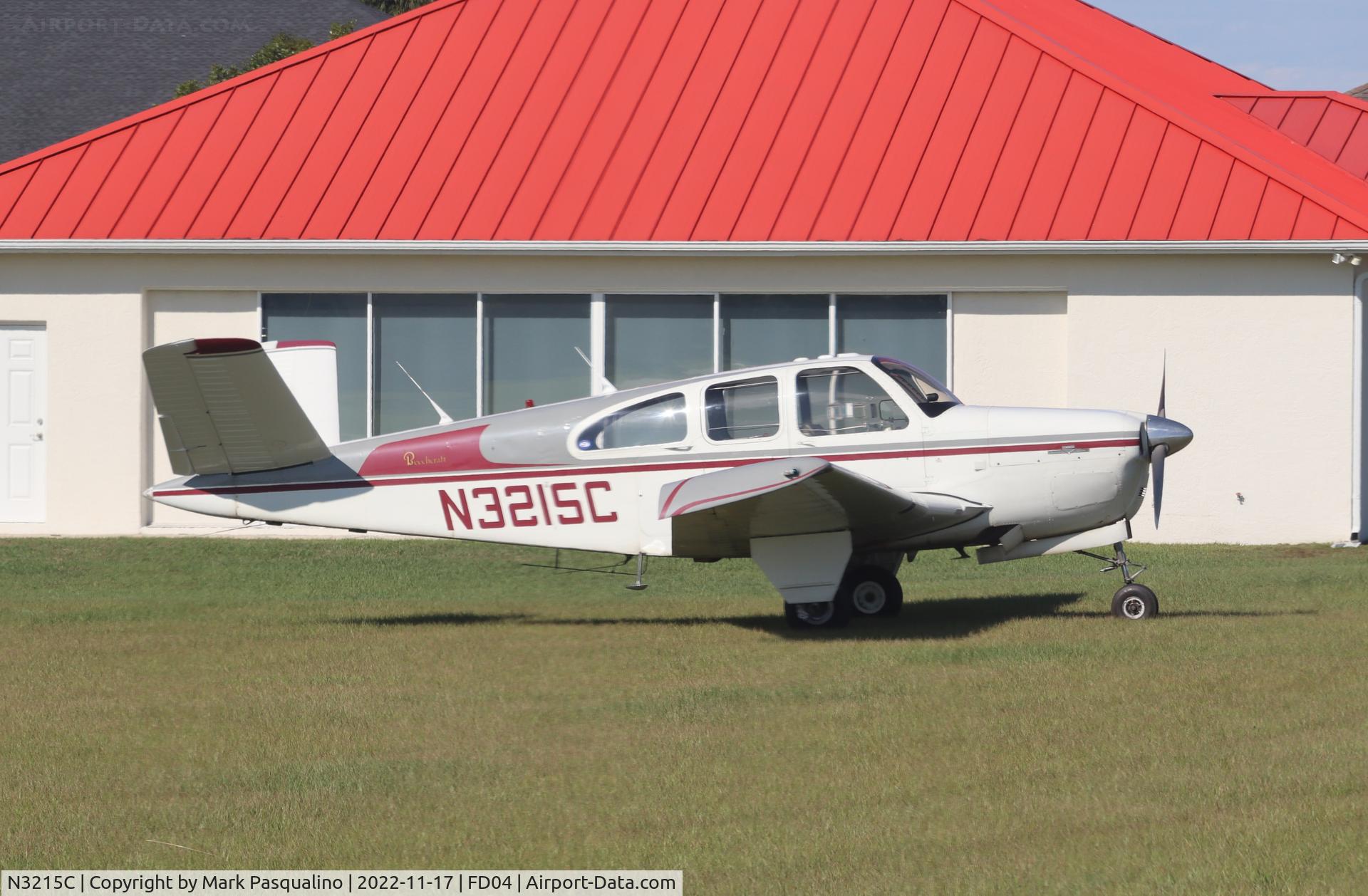 N3215C, 1954 Beech E35 C/N D3879, Beech E35