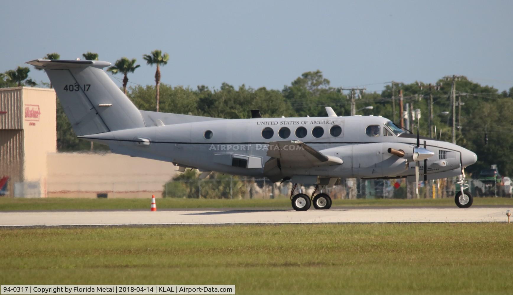 94-0317, 1994 Beech C-12V C/N BW-6, C-12 zx LAL