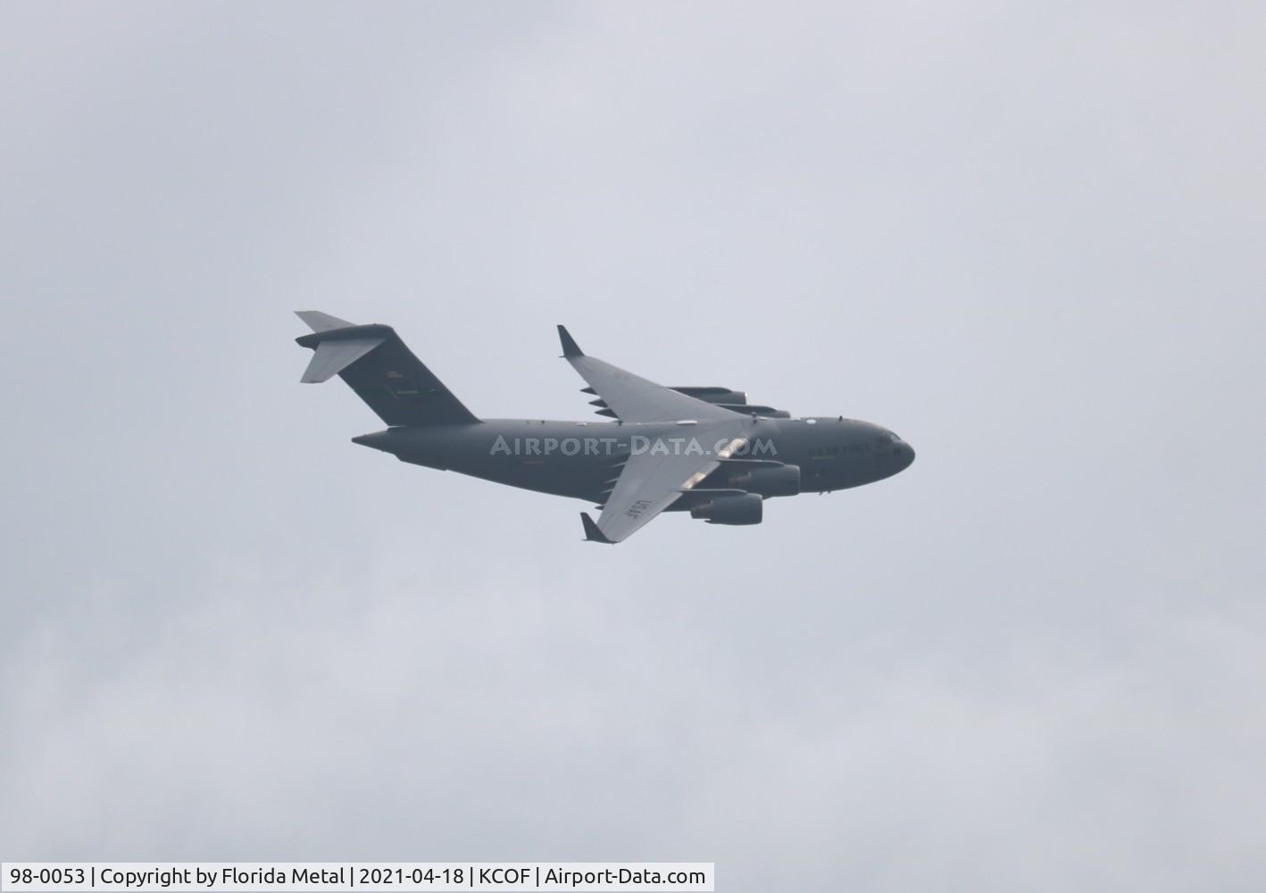 98-0053, 1998 Boeing C-17A Globemaster III C/N F-56/P-53, C-17A zx