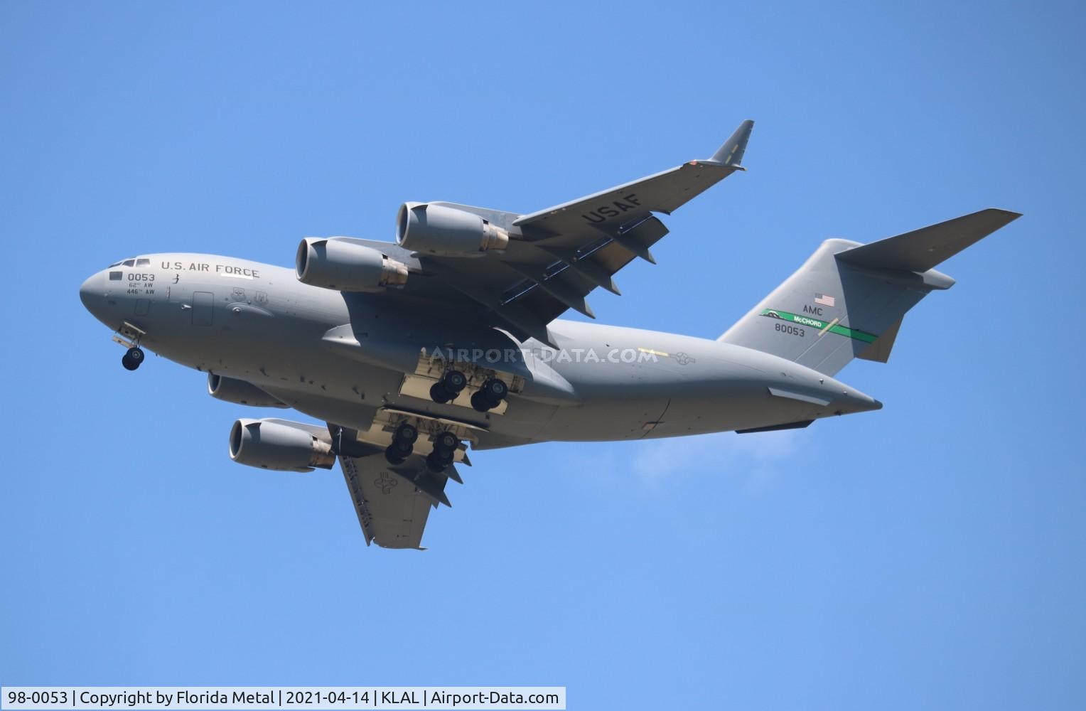 98-0053, 1998 Boeing C-17A Globemaster III C/N F-56/P-53, C-17A zx LAL