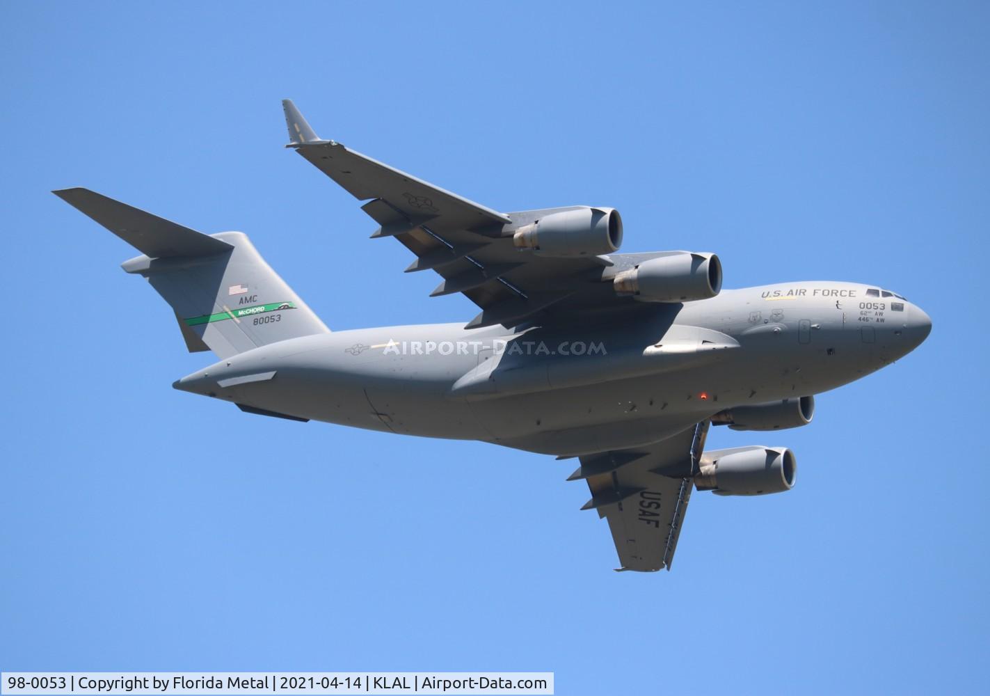 98-0053, 1998 Boeing C-17A Globemaster III C/N F-56/P-53, Sun N Fun 2021