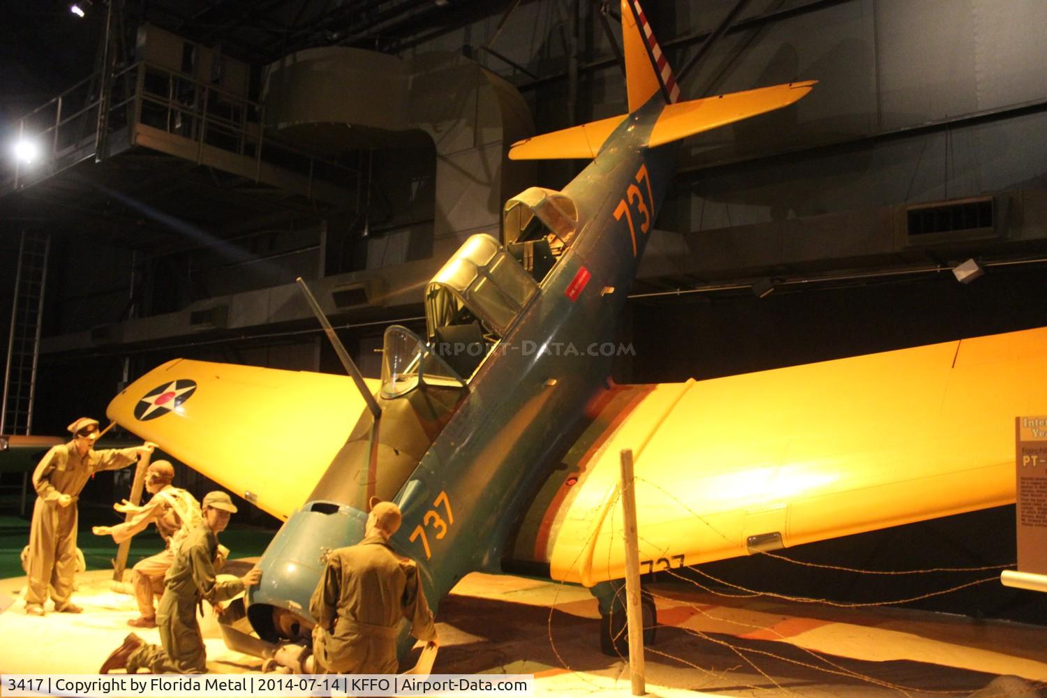 3417, North American NA-64 Yale C/N 64-2168, USAF Museum 2014