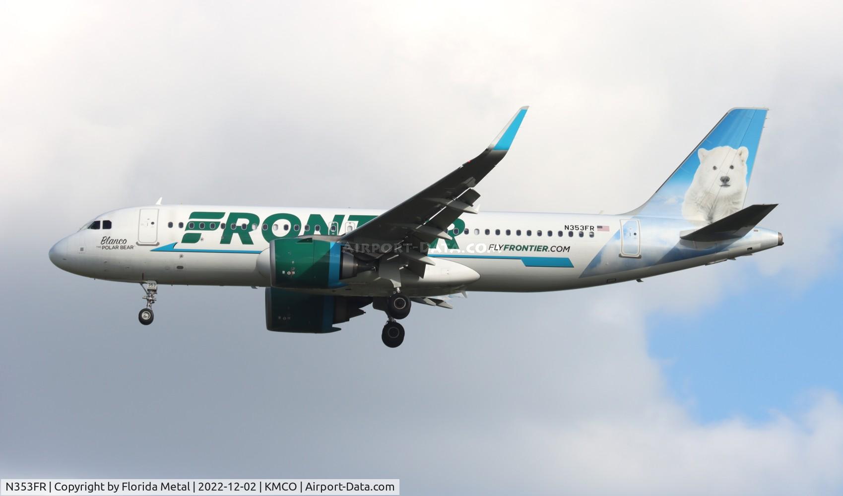 N353FR, 2019 Airbus A320-251N C/N 8977, Blanco