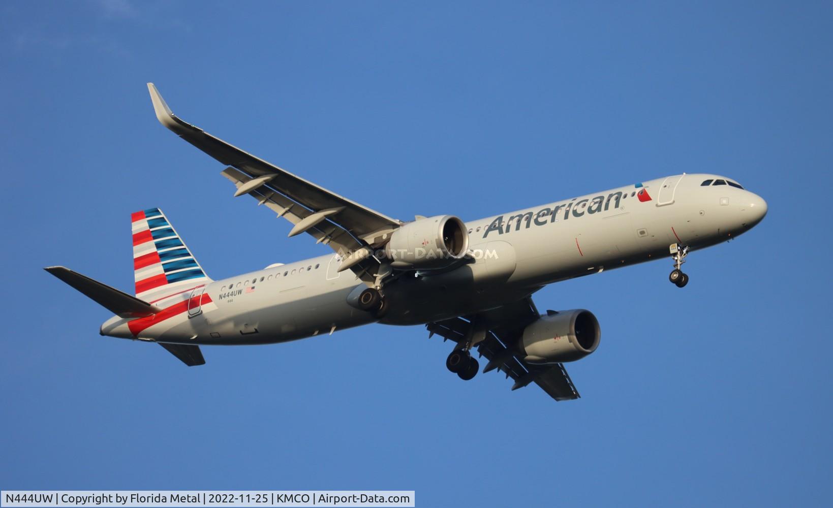 N444UW, 2022 Airbus A321-253NX C/N 10692, American