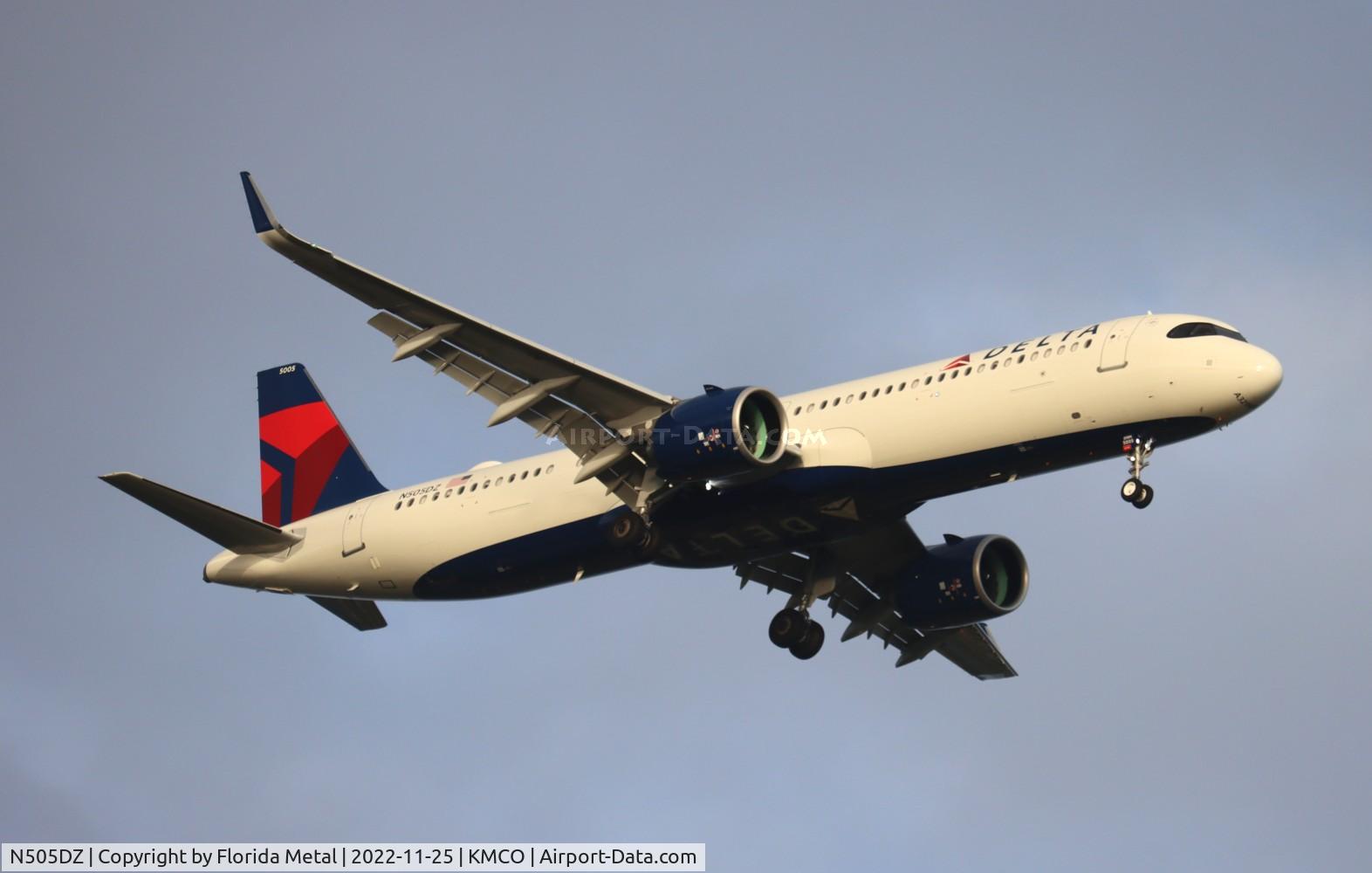 N505DZ, 2022 Airbus A321-271NX C/N 10935, Delta