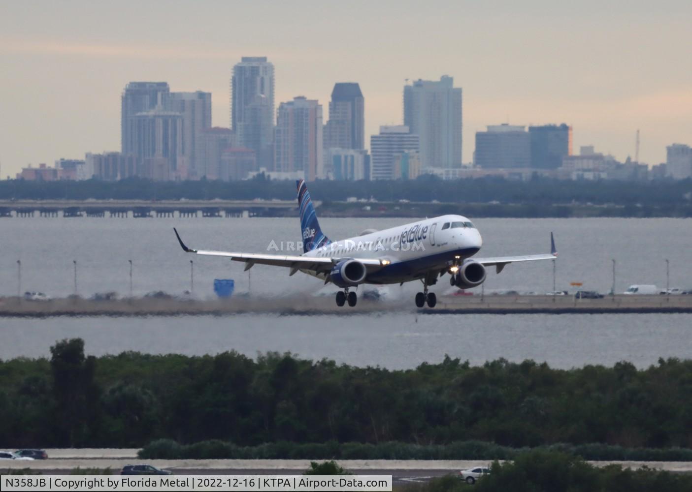 N358JB, 2013 Embraer 190AR (ERJ-190-100IGW) C/N 19000618, TPA 2022