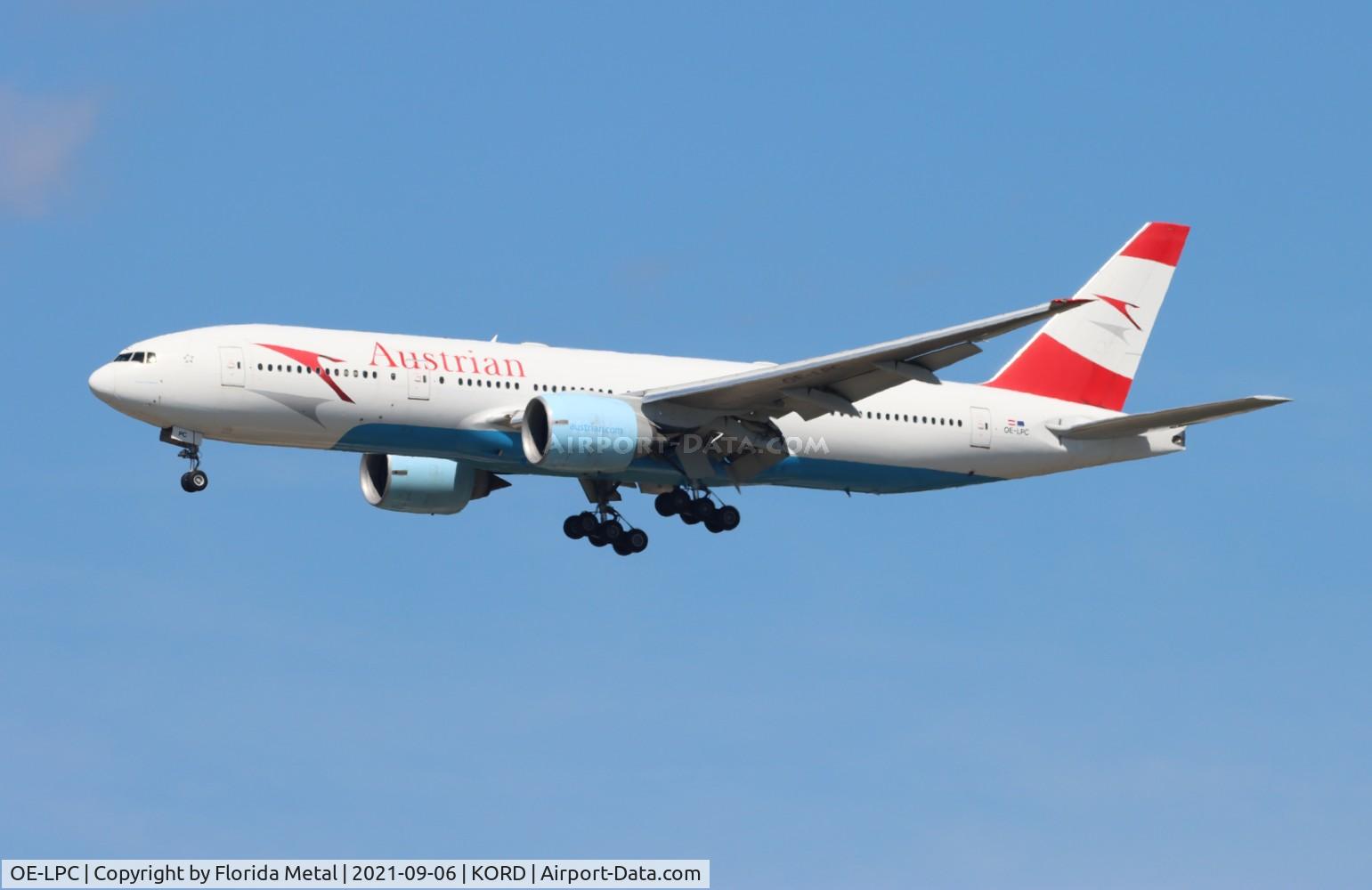 OE-LPC, 2002 Boeing 777-2Z9/ER C/N 29313, ORD 2021