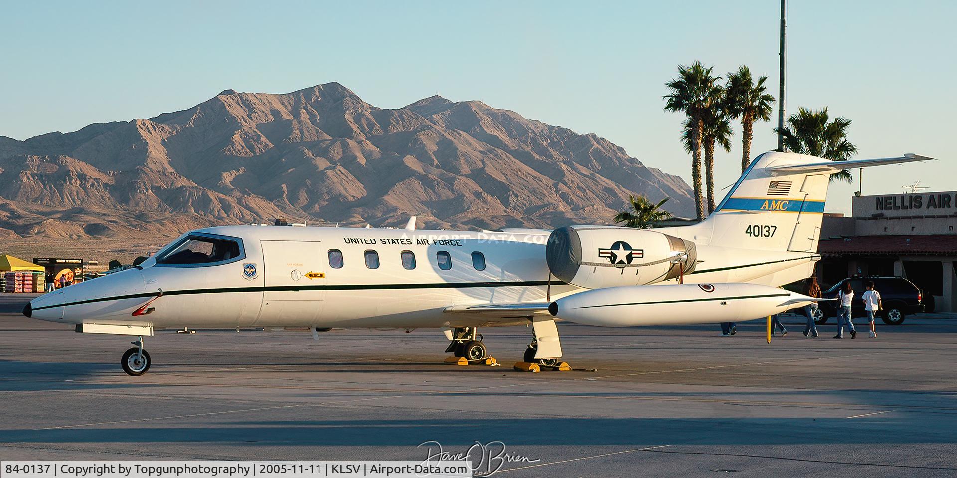 84-0137, 1984 Gates Learjet C-21A C/N 35A-573, 158th AS