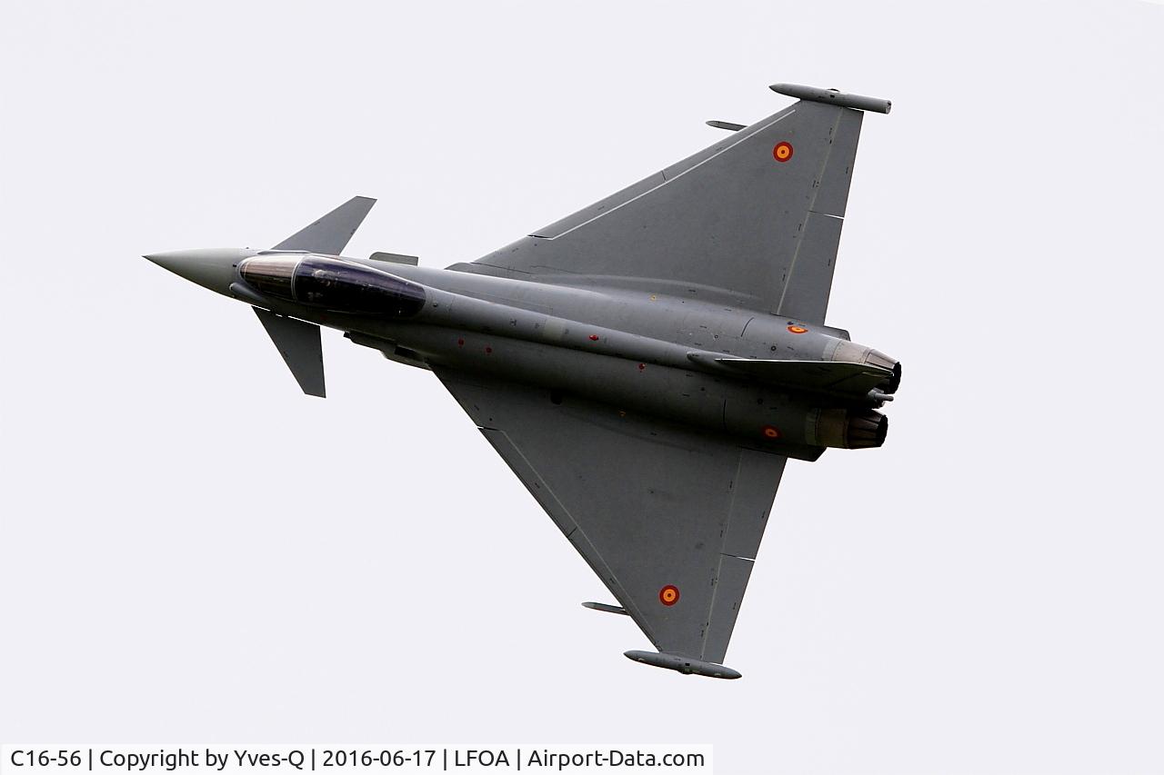 C16-56, Eurofighter EF-2000 Typhoon S C/N SS038, Eurofighter EF-2000 Typhoon S, On display, Avord Air Base 702 (LFOA) Open day 2016