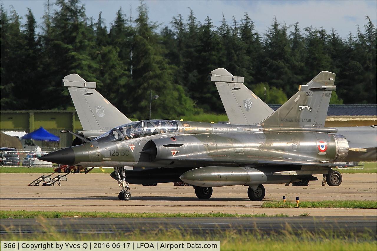 366, Dassault Mirage 2000N C/N 360, Dassault Mirage 2000N, Taxiing, Avord Air Base 702 (LFOA) Open day 2016