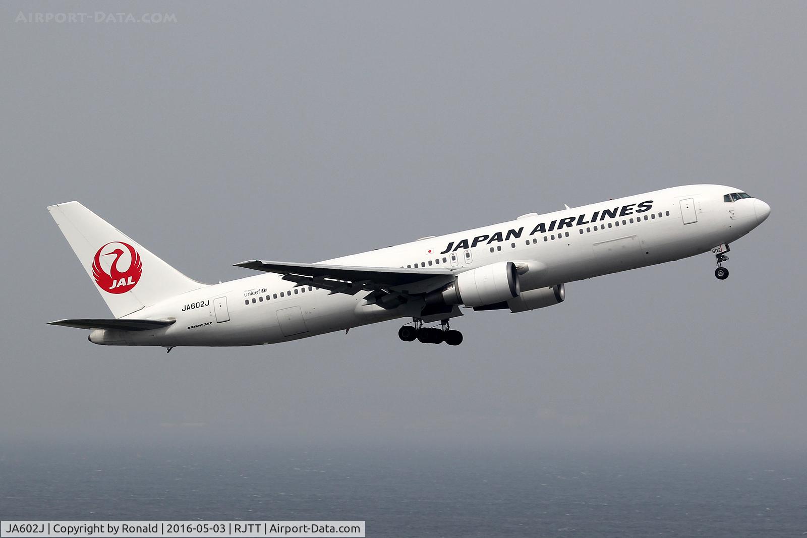 JA602J, 2002 Boeing 767-346/ER C/N 32887, at hnd