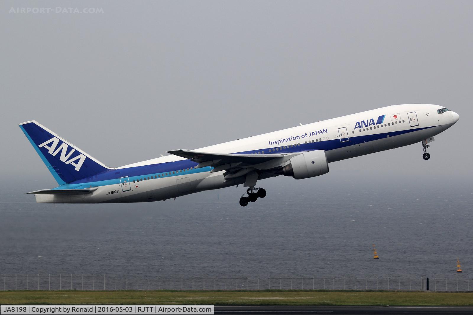 JA8198, 1995 Boeing 777-281 C/N 27028, at hnd