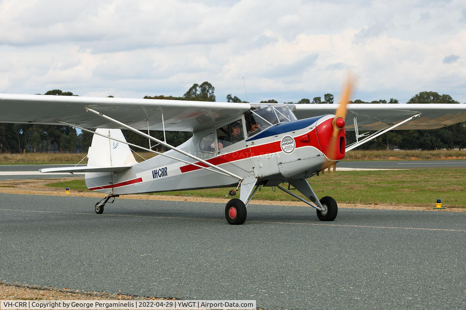 VH-CRR, 1946 Auster J-4 Archer C/N 2352, Antique Aeroplane Assn of Australia National Fly-in.
