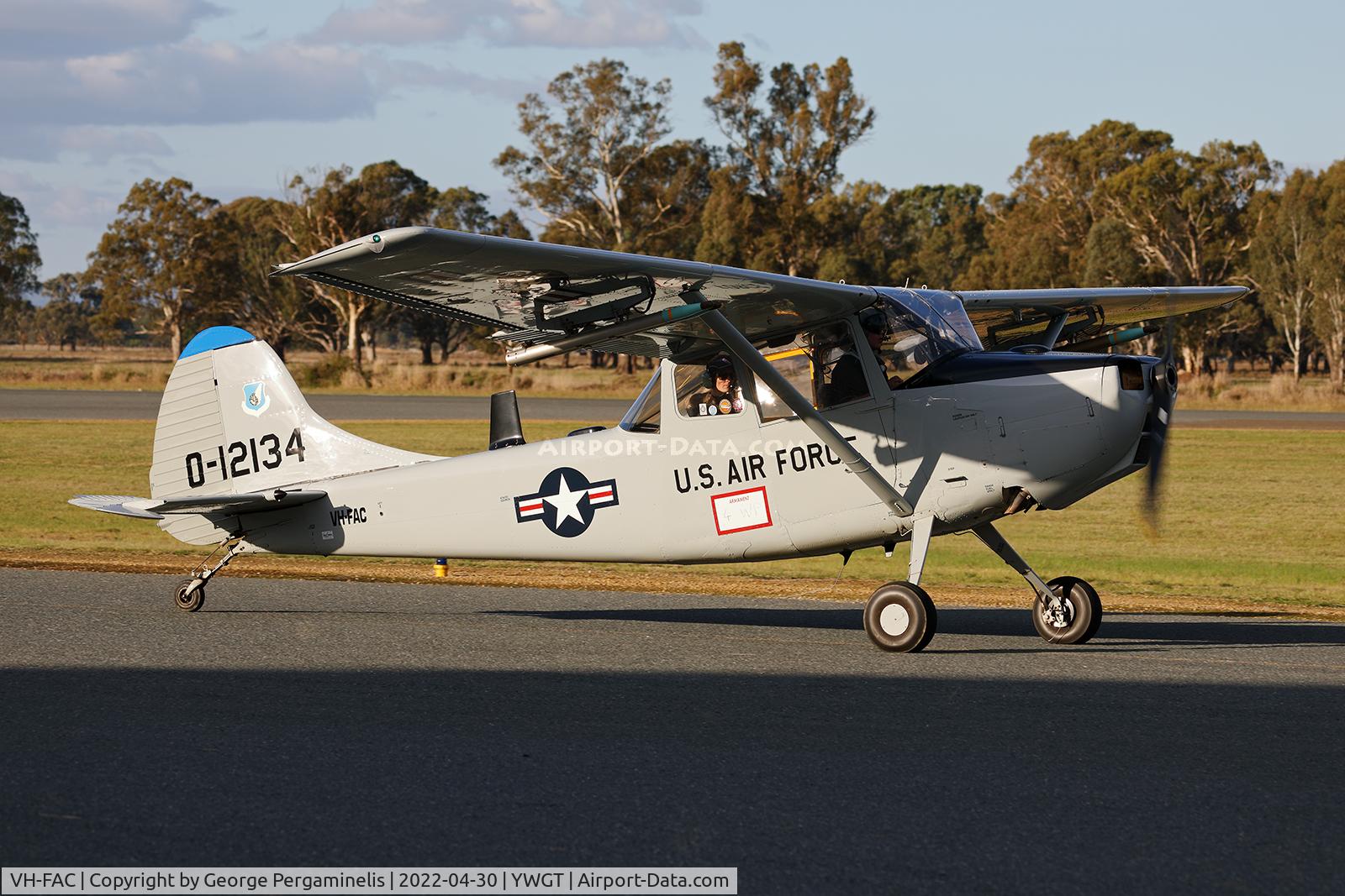 VH-FAC, 1952 Cessna O-1G Bird Dog C/N 22448, Antique Aeroplane Assn of Australia National Fly-in.