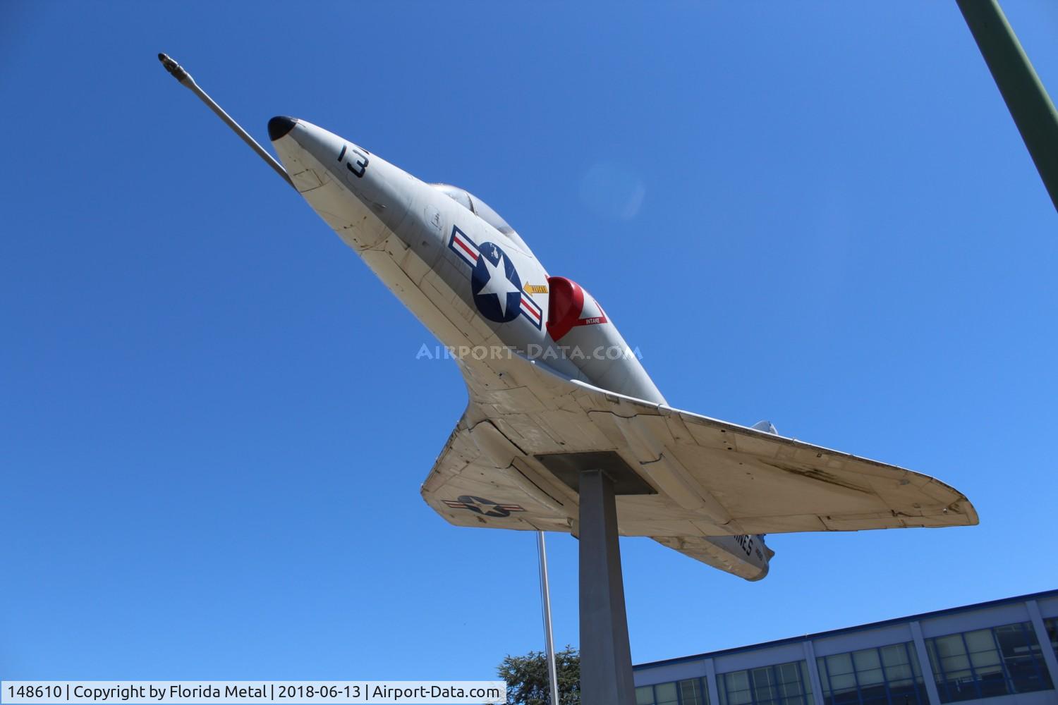 148610, Douglas A-4C Skyhawk C/N 12803, A-4 zx in front of a school in Oakland CA