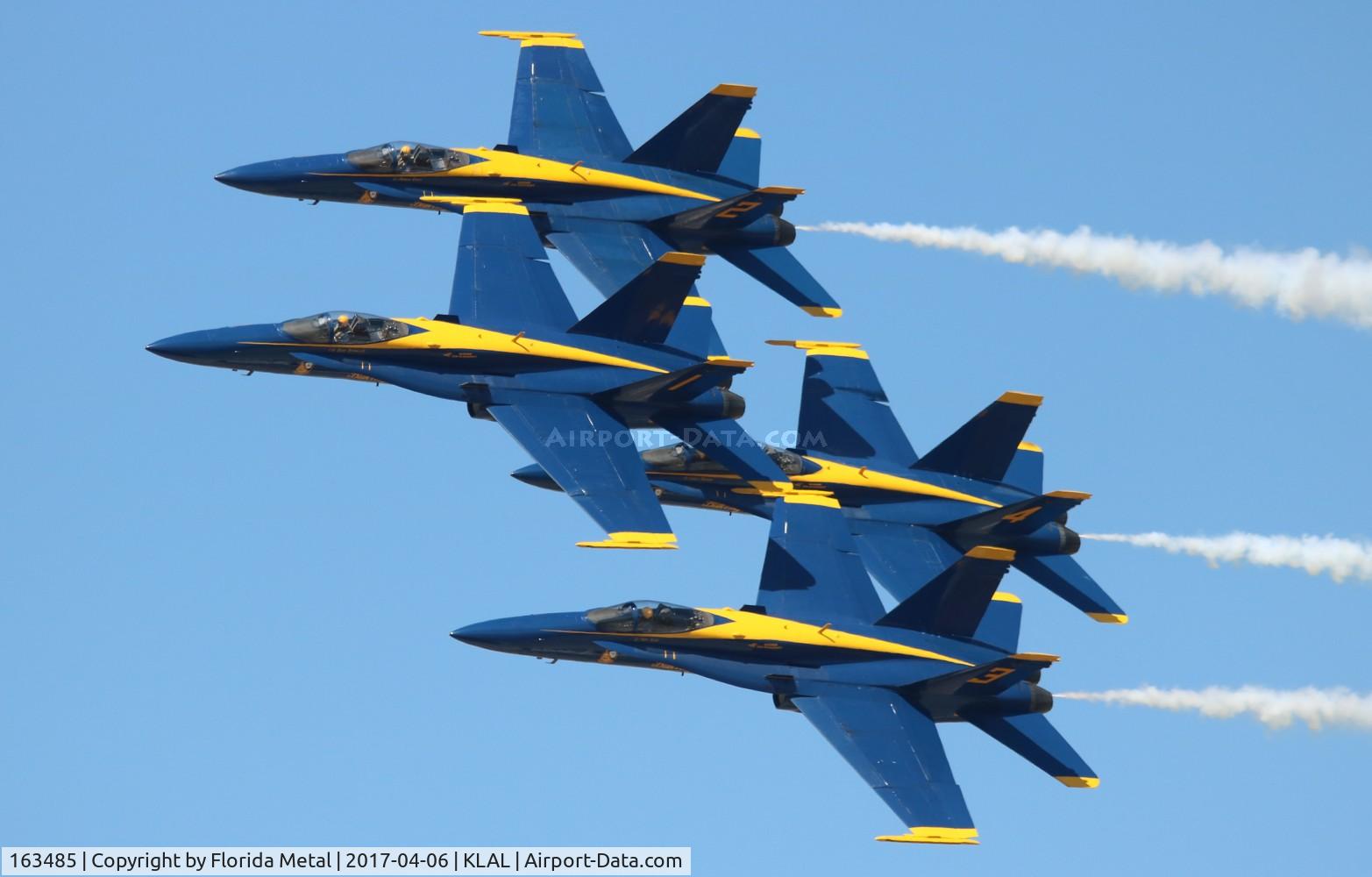 163485, 1988 McDonnell Douglas F/A-18C Hornet C/N 0717/C044, Sun N fun 2017