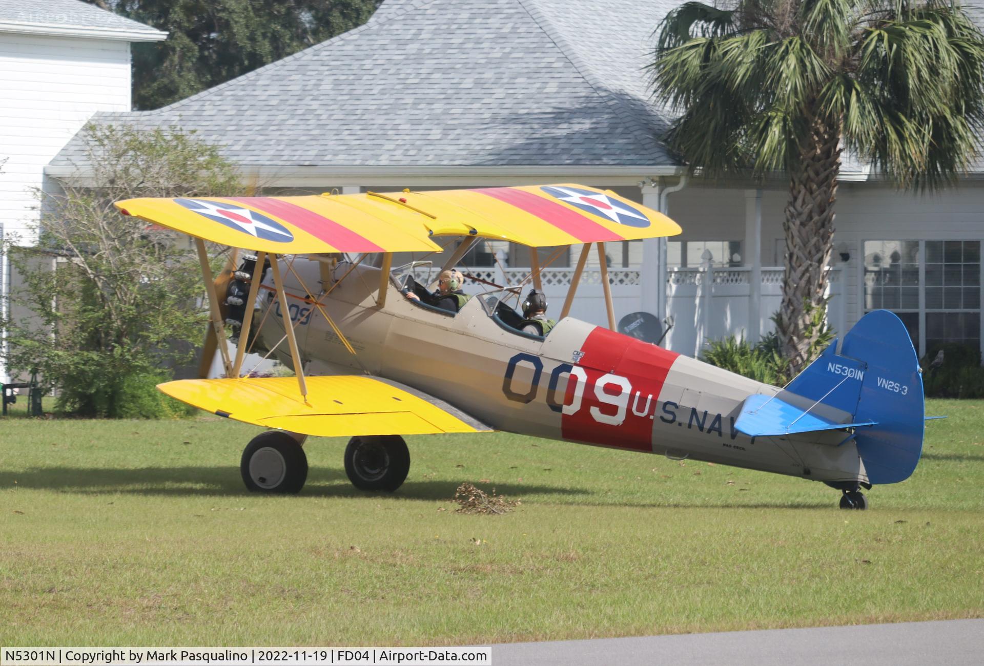 N5301N, 1942 Boeing E75 C/N 75-5352, Stearman