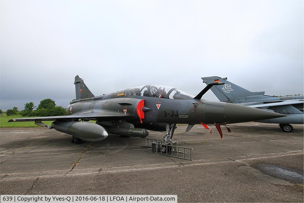 639, 1996 Dassault Mirage 2000D C/N 445, Dassault Mirage 2000D, Static display, Avord Air Base 702 (LFOA) Open day 2016
