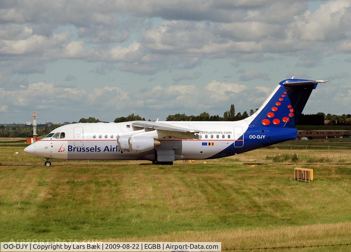 OO-DJY, 1997 British Aerospace Avro 146-RJ85 C/N E.2302, Taxing