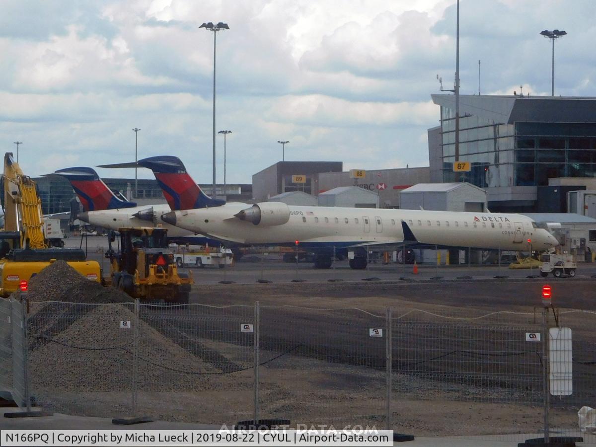 N166PQ, 2008 Bombardier CRJ-900ER (CL-600-2D24) C/N 15166, At Montreal