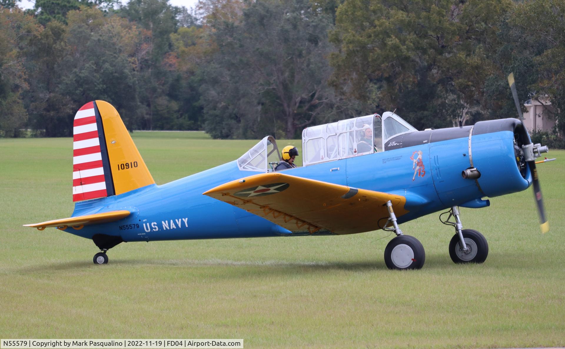 N55579, 1942 Consolidated Vultee BT-13A C/N 3307, Vultee BT-13A