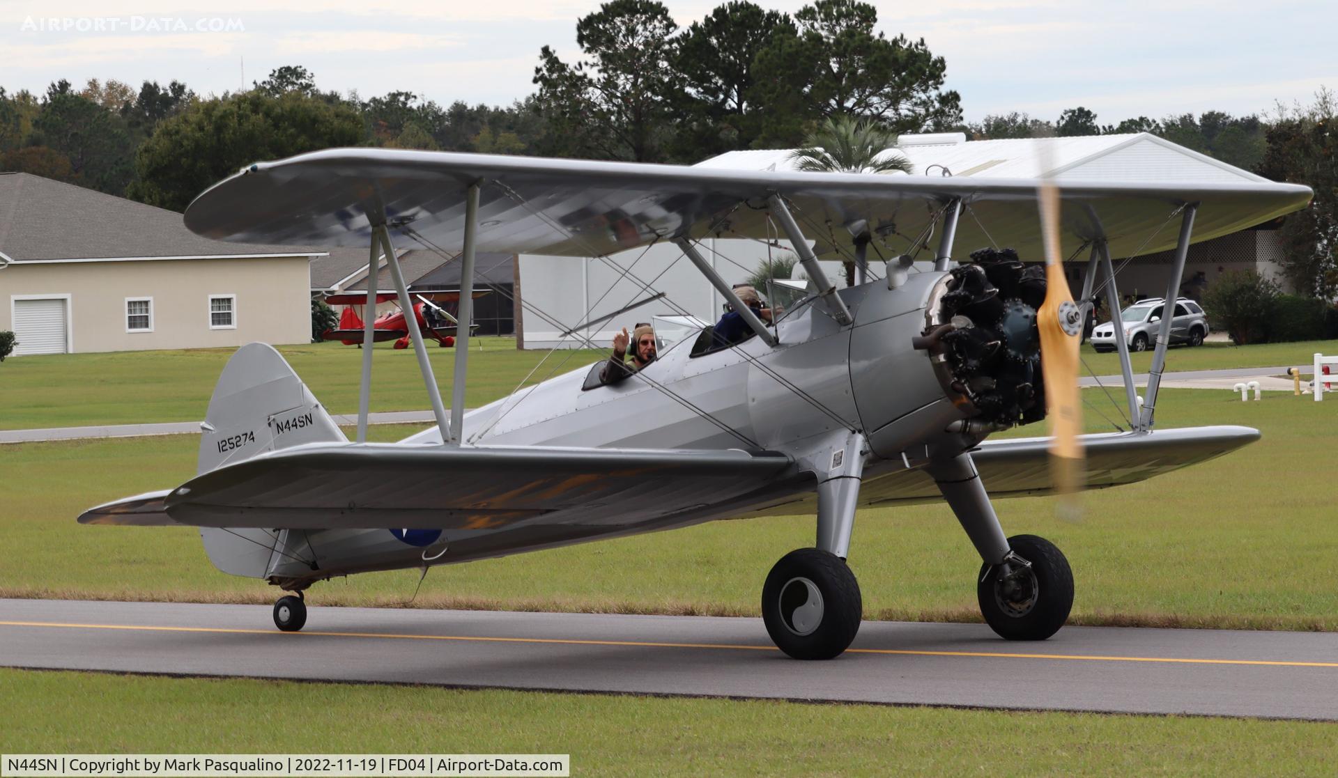 N44SN, 1941 Boeing A75N1(PT17) C/N 75-2763, Stearman