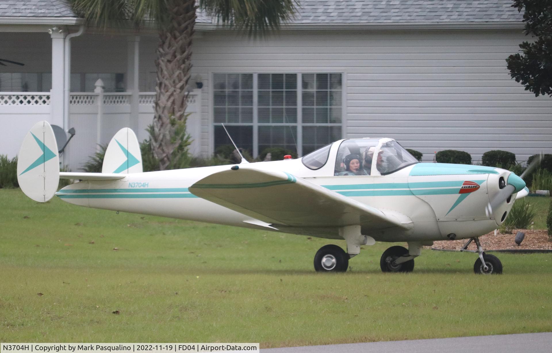N3704H, 1946 Erco 415C Ercoupe C/N 4329, Ercoupe 415C