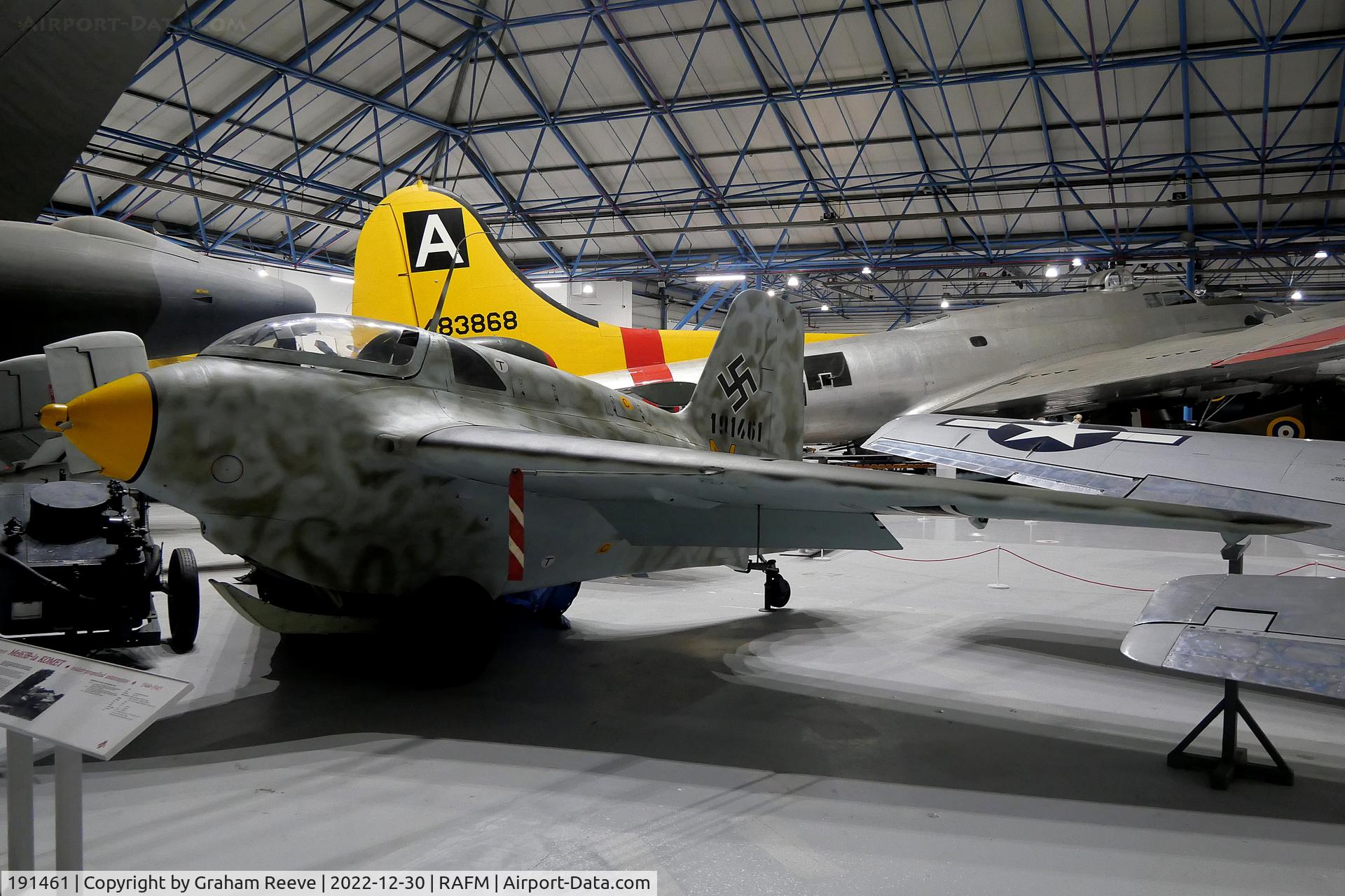 191461, 1945 Messerschmitt Me-163B-1a Komet C/N 191614, On display at the RAF Museum, Hendon.