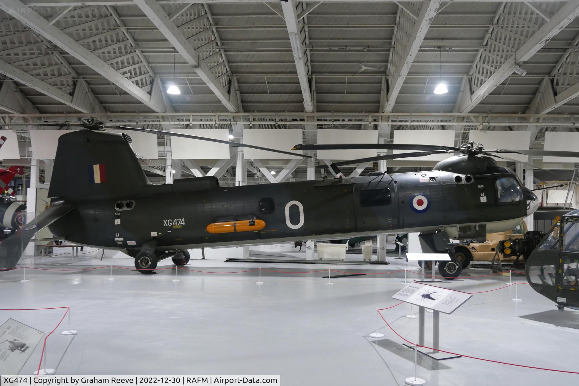 XG474, Bristol Belvedere HC.1 C/N 13365, On display at the RAF Museum, Hendon.